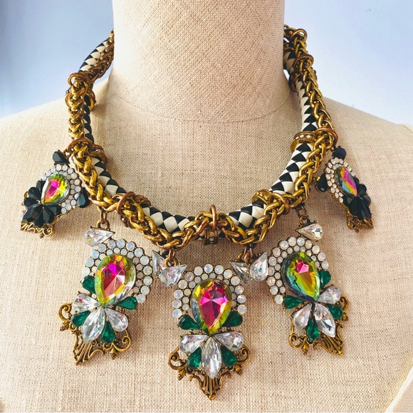 🌹HP🌹ASOS Rhinestone Statement Necklace - Picture 5 of 16